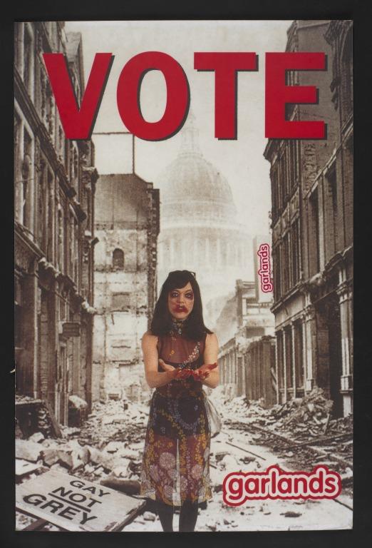 Placard, 'Vote' card