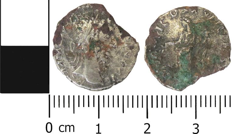 Coin; Denarius forgery card