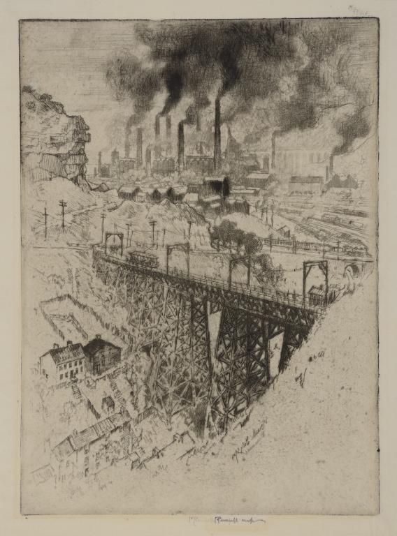 Edgar Thomson Steel Works, Pittsburg card