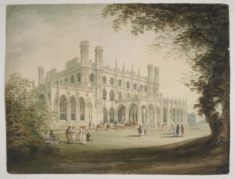 South Front of Eaton Hall card