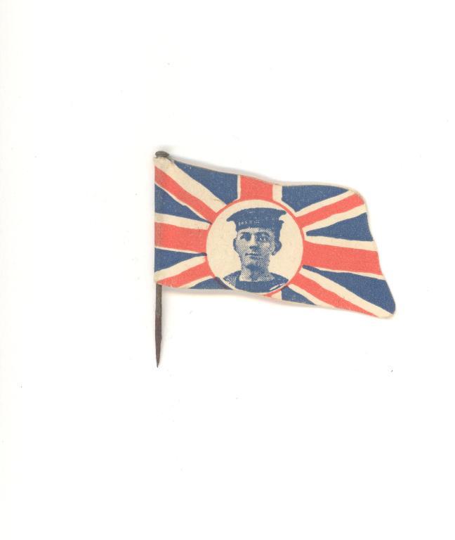 Union Jack charity flag card