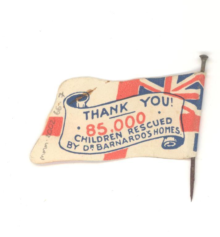 Union Jack charity flag card
