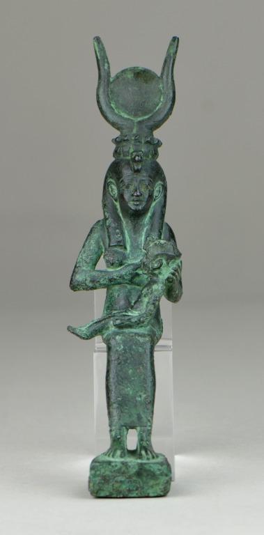 Figure of Isis with Horus the Child card