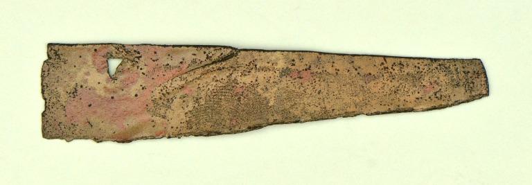 Model of a Chisel or Adze card
