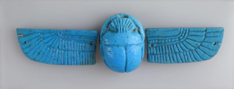 Funerary Scarab Wing card