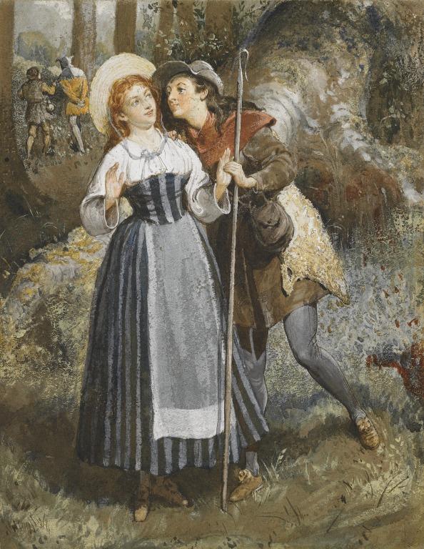 Rosalind and Celia card