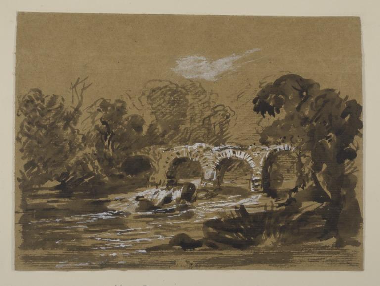 An Old Bridge (Killarney and Glengariff - July 1846) card