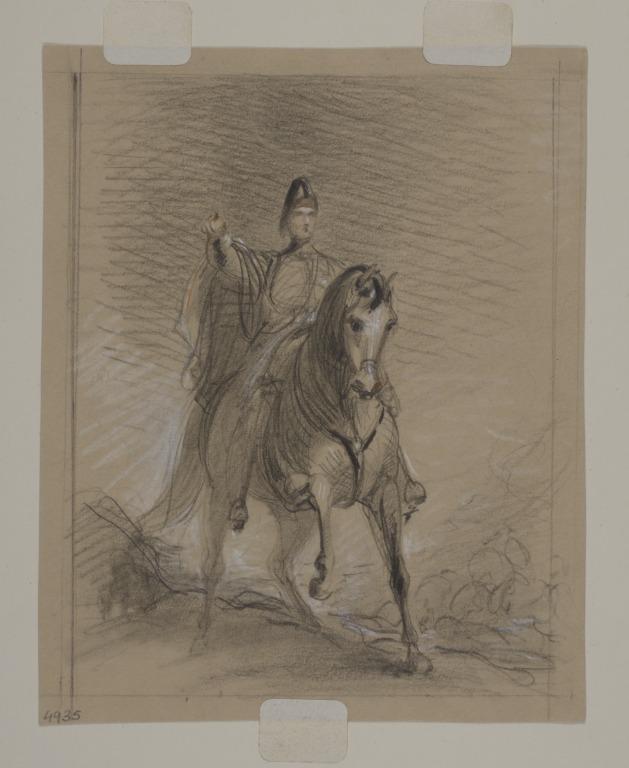 Study for the Equestrian Portrait of the First Duke of Wellington card