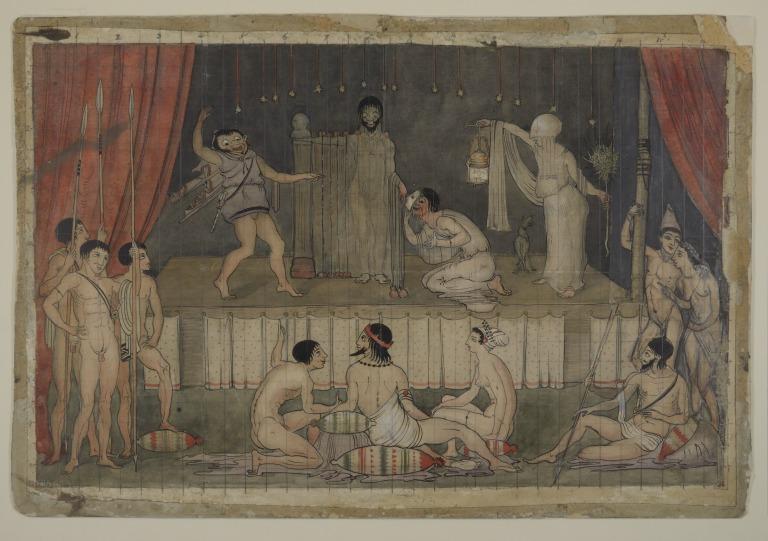 Scene from A Midsummer Night's Dream card