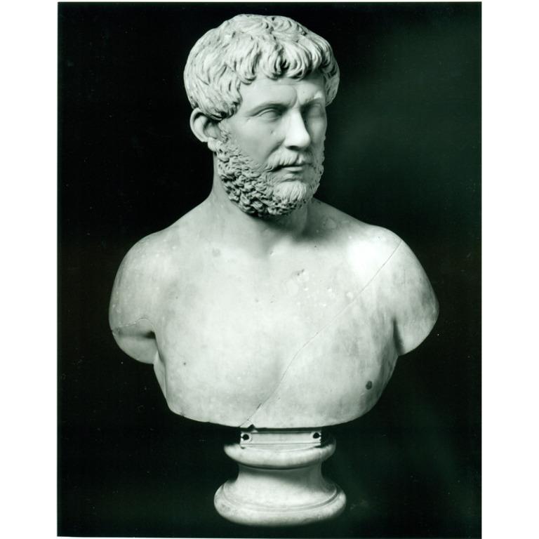 Male Bust card