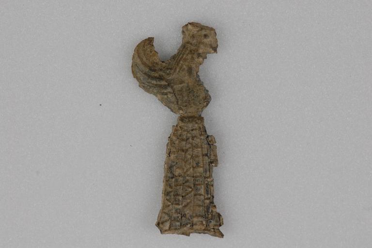 Votive offering of a winged female card