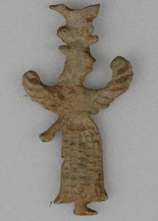 Female figurine votive offering card