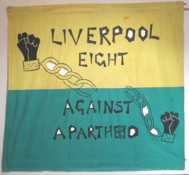Liverpool Eight Against Apartheid card