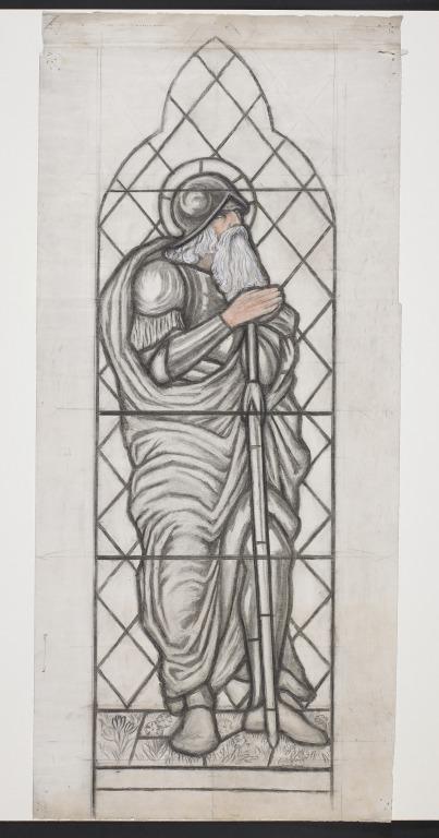 Design for Stained Glass: Abraham card
