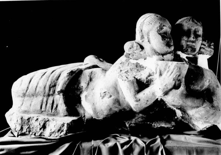 Sculpture of a Reclining Couple card