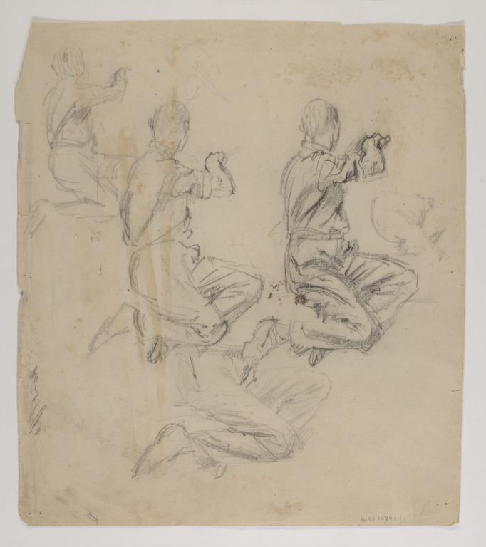 Seated Oarsman (Study for Boulter's Lock) card