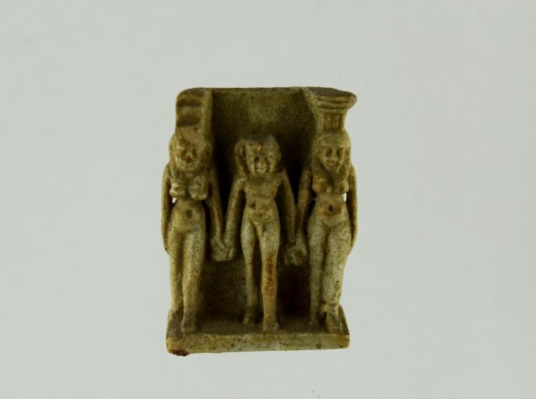 Plaque Amulet of Osirian Triad card