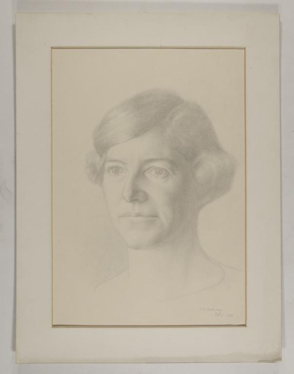 Study of Mrs William Brodgen Paterson card