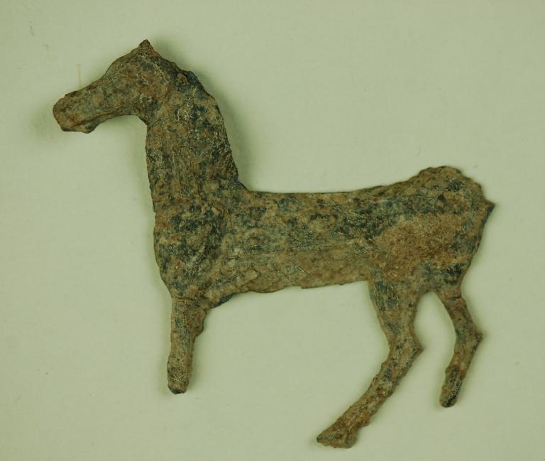 Horse votive offering card
