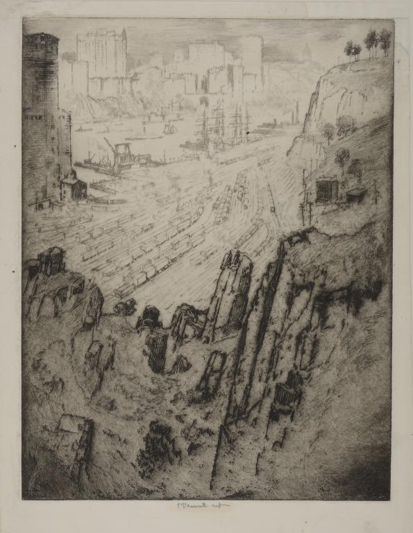 Palisades and Palaces, New York card