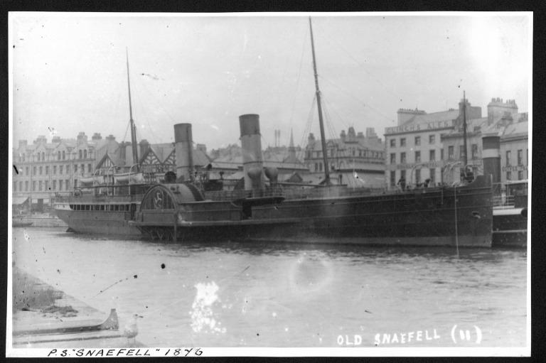 Photograph of Snaefell II, Isle of Man Steam Packet Company card