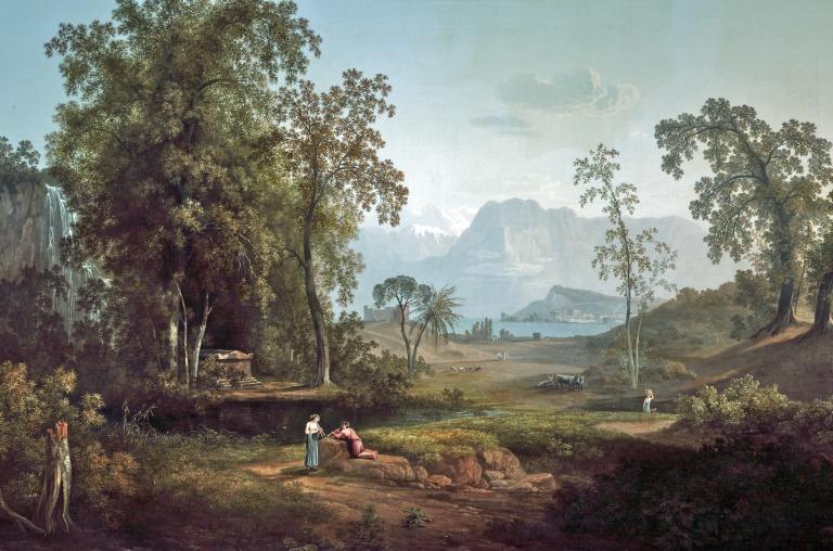 Landscape Near Rome card
