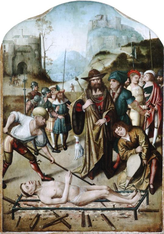 Martyrdom of St. Lawrence card