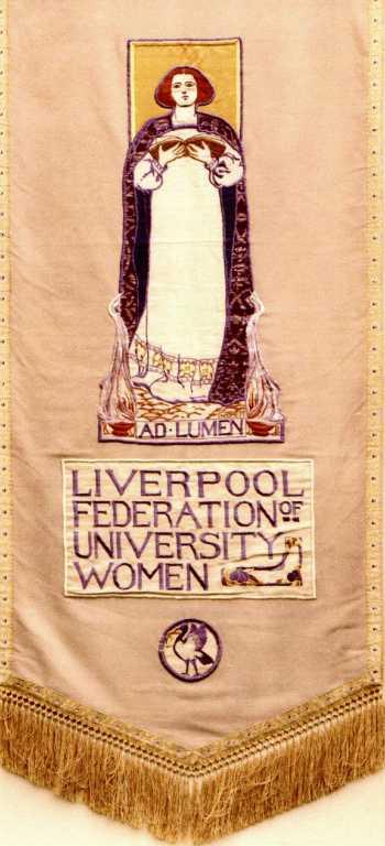 Liverpool Federation of University Women banner card