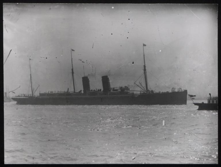 Photograph of Etruria, Cunard Line card