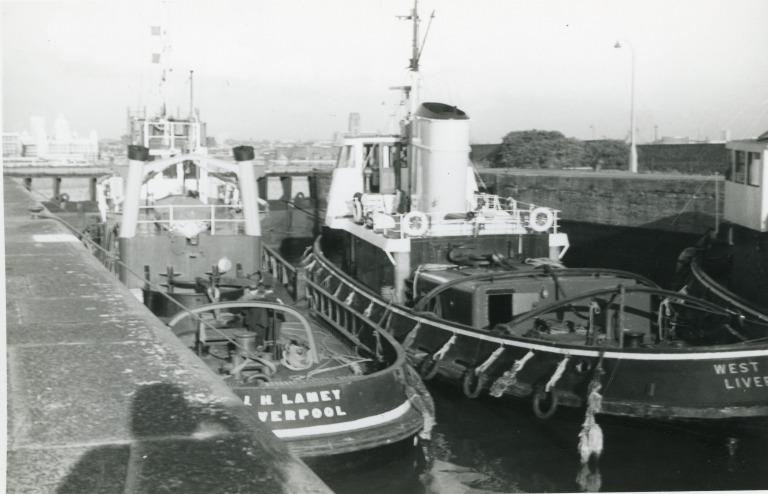 Photograph Of J H Lamey Alexandra Towing Co Ltd And West Cock Northwest Tugs Ltd