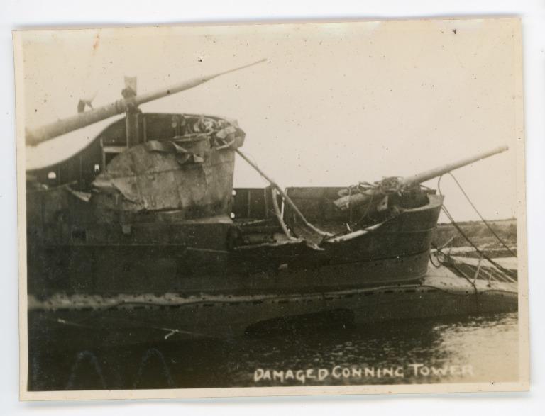 "Damaged Conning Tower" card