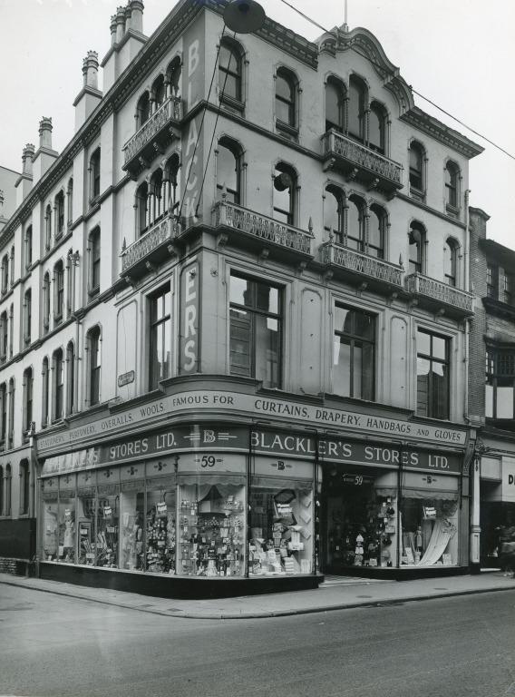 Exterior of Blackler's department store, 59 Bold Street | National ...