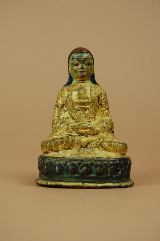 Figurine; Brass Buddha  National Museums Liverpool