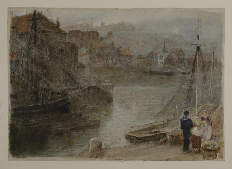 Whitby Harbour card