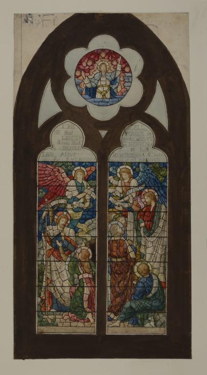 Stained Glass Studies : Resurrection; Noli Me Tangere card