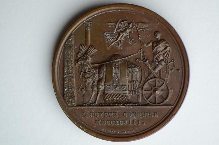 Commemorative Medal; Napoleon's Conquest of Egypt card
