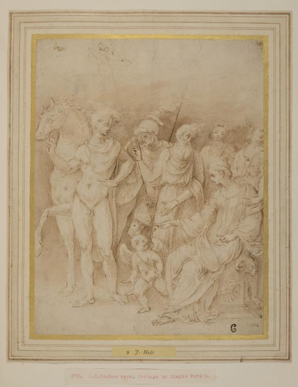 Artemis with Aesculapius and the Revived Hippolytus, with Cupid and ...