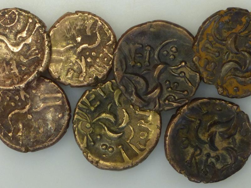 Coinage values Roman coins from the Malpas and Knutsford hoards