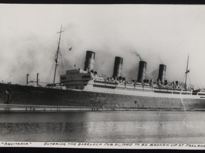 Photograph of Aquitania, Cunard Line | National Museums Liverpool