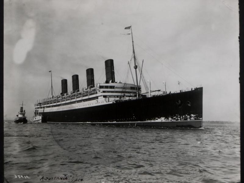 Photograph Of Aquitania, Cunard Line 