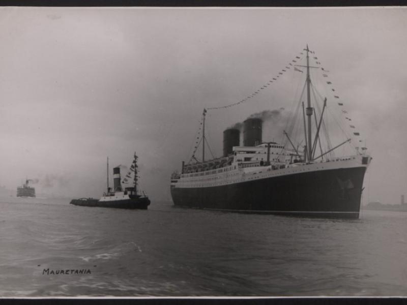 Photograph of Mauretania, Cunard White Star Line | National Museums ...