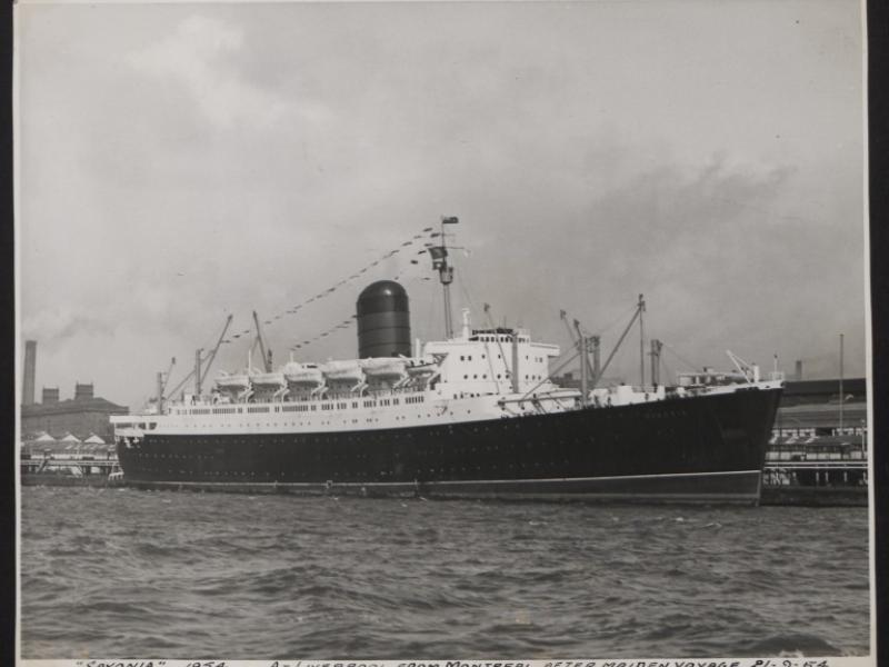 Photograph of Saxonia, Cunard White Star Line | National Museums Liverpool