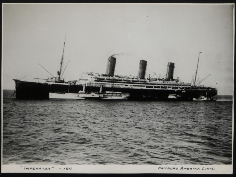 Photograph of Imperator (r/n Berengaria), Hamburg Amerika Line ...