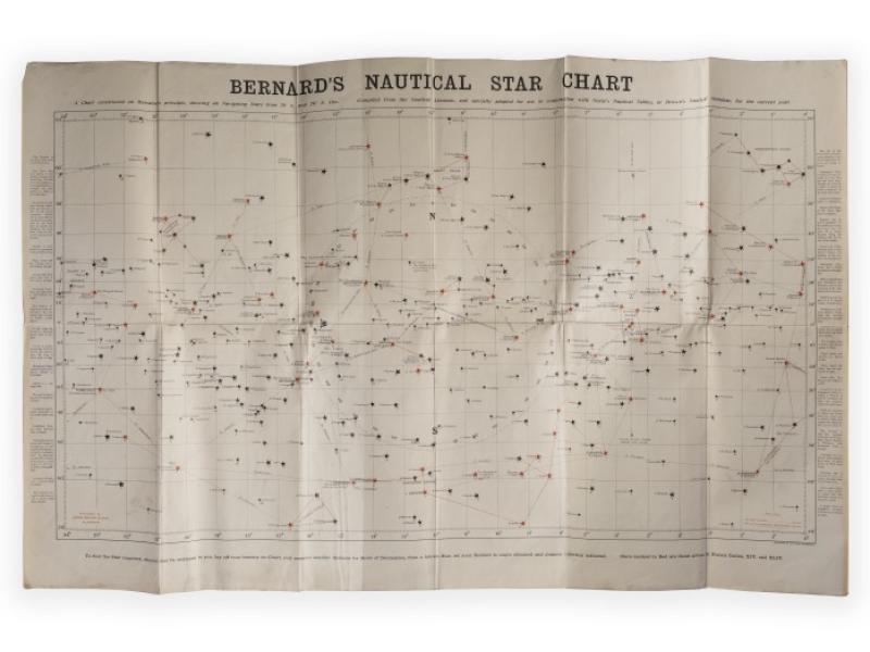 nautical-star-chart-by-captain-d-h-bernard-national-museums-liverpool