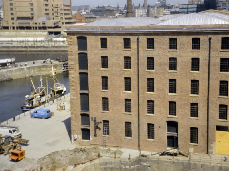 Photograph Of Renovation Of Albert Dock, Liverpool, Block D, Merseyside ...