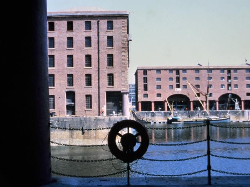 Photograph Of Albert Dock View Looking East | National Museums Liverpool