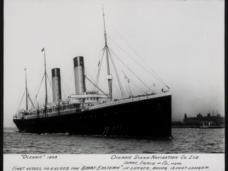 Photograph of Oceanic, White Star Line | National Museums Liverpool