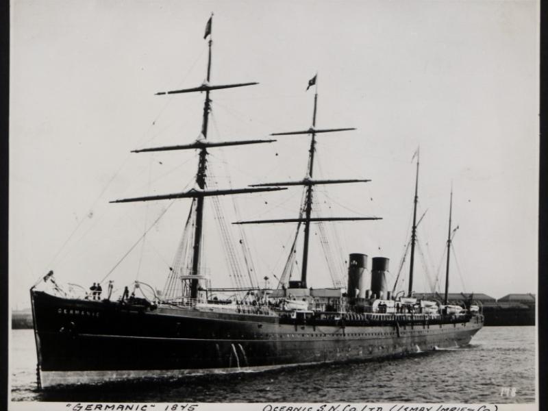 Photograph of Germanic, White Star Line | National Museums Liverpool