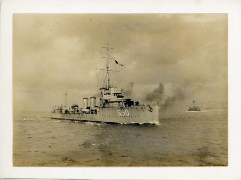 Photograph Of HMS Anzac Admiralty National Museums Liverpool