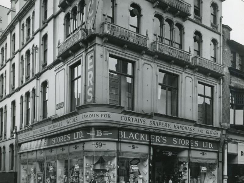 Exterior of Blackler's department store, 59 Bold Street | National ...